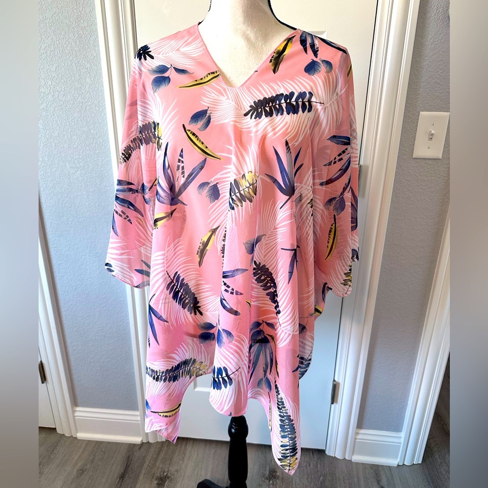 Tropical Sheer Top